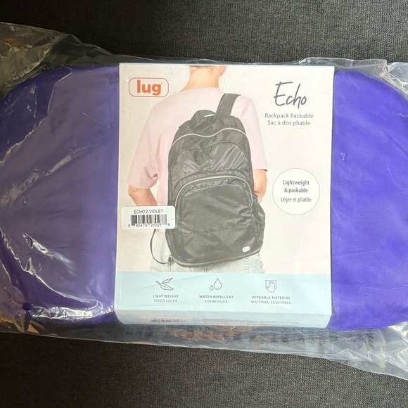 Lug Echo 2 Packable Backpack - Violet Purple main image 6